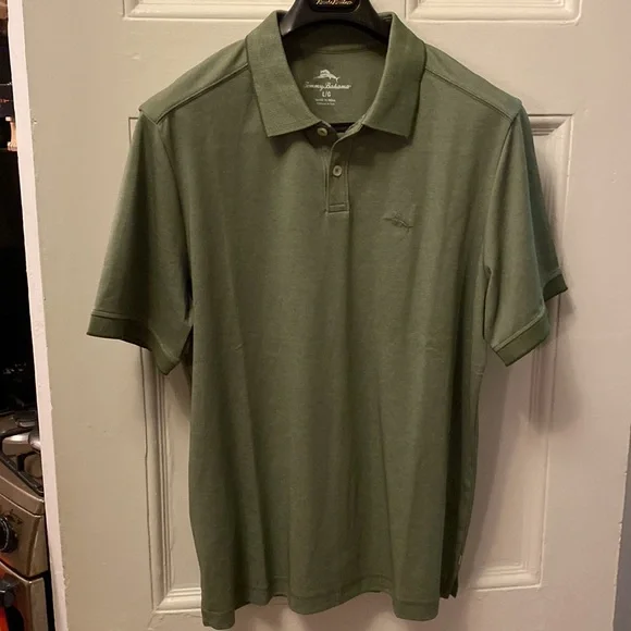 Tommy Bahama Paradiso Cove “Wild Clover” green men’s polo - size L - Picture 4 of 7